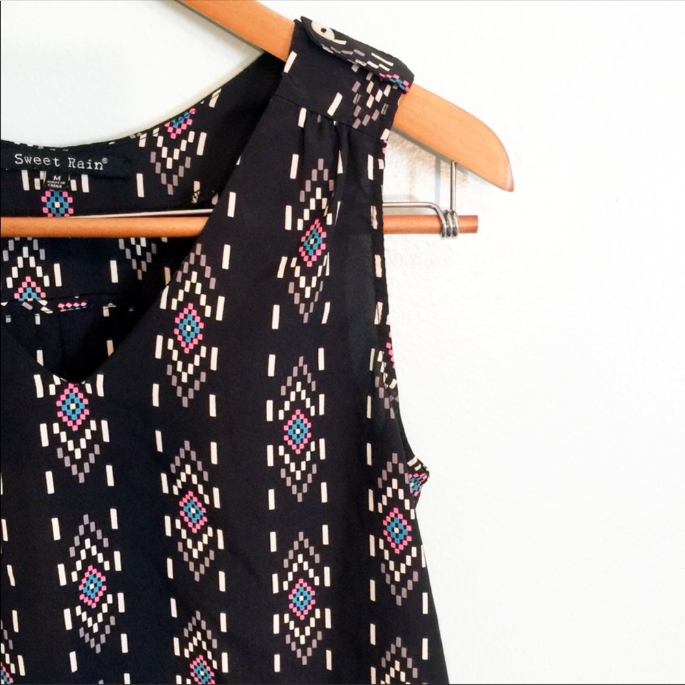 {Sweet Rain} southwest print top